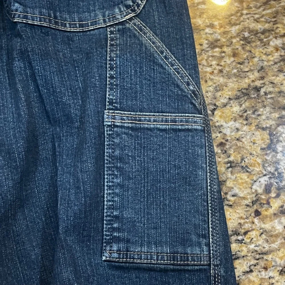 Genuine Dickies Mens Carpenter Jeans Dark Wash‎ Denim 32x30